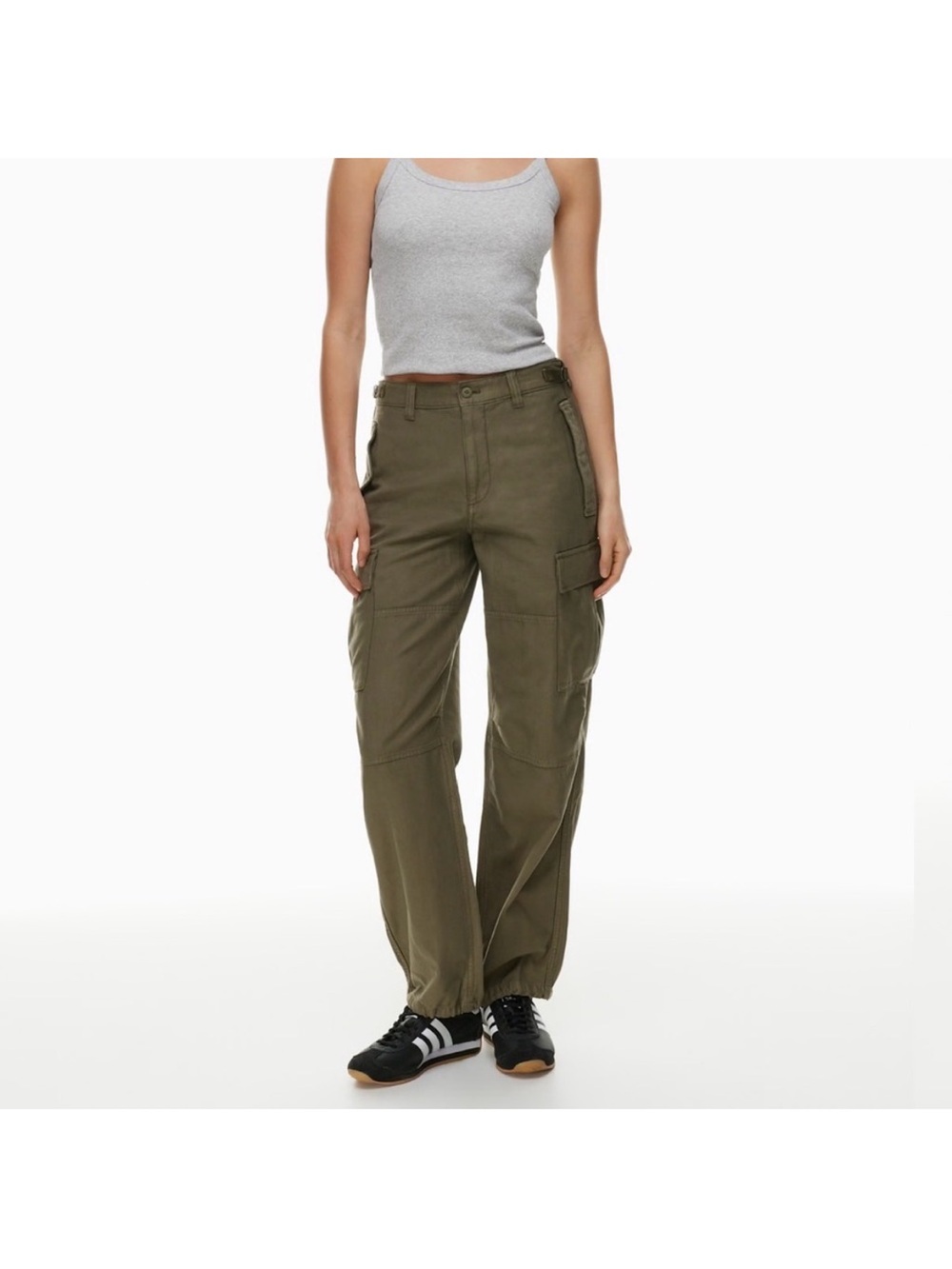TNA Green Cargo Utility Pants